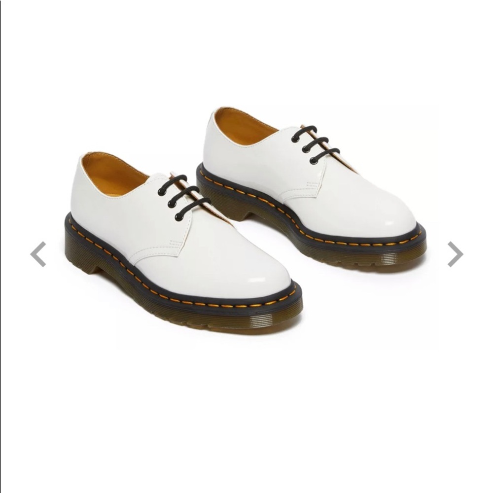 Dr. Martens 1461 Patent White Loafers